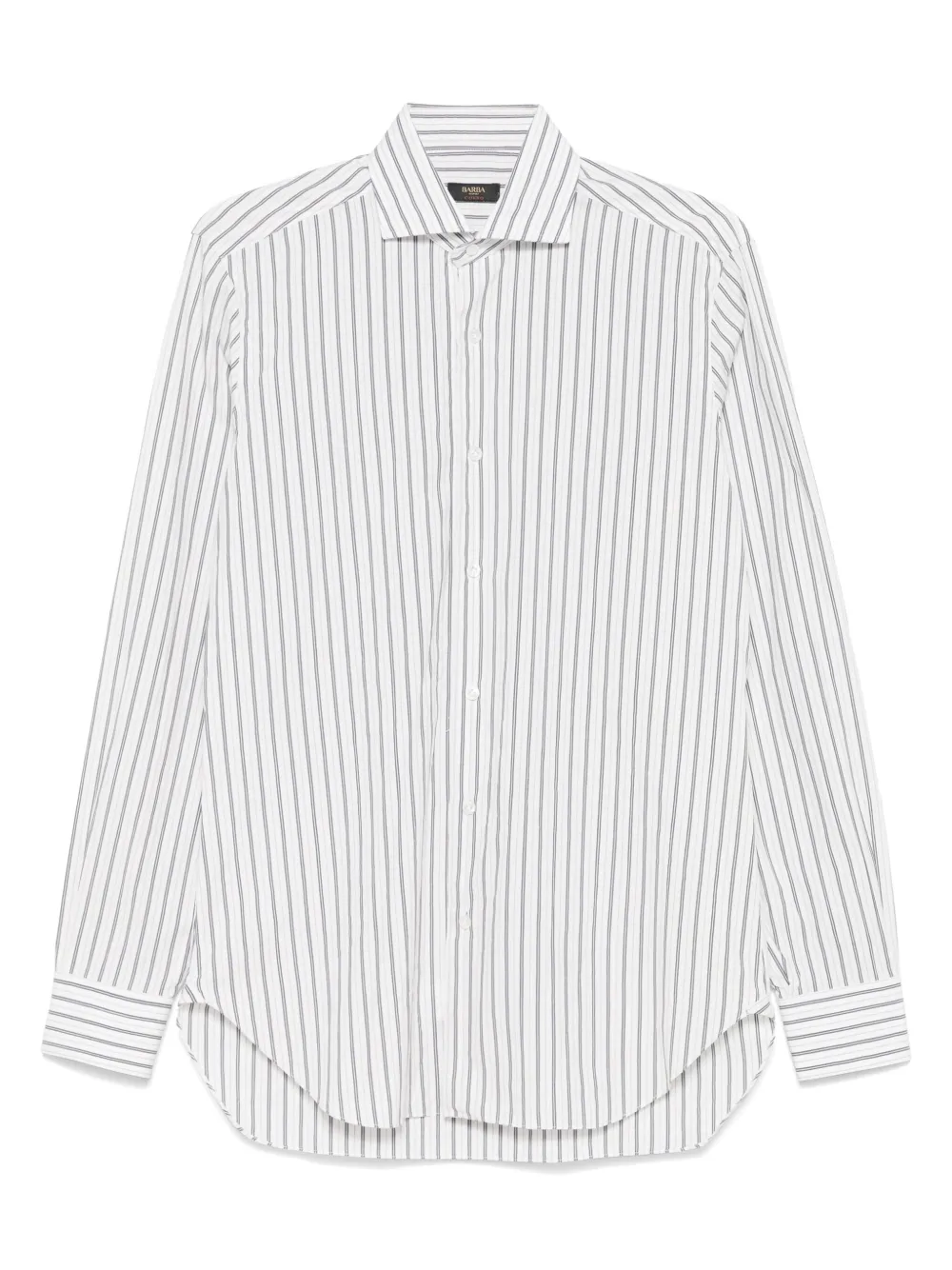 Barba camisa con rayas estampadas | blanco | Image 1