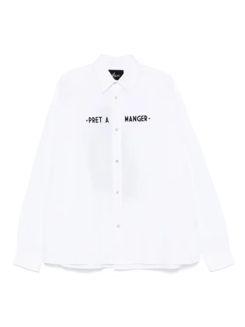 Glass Cypress camisa con bordado