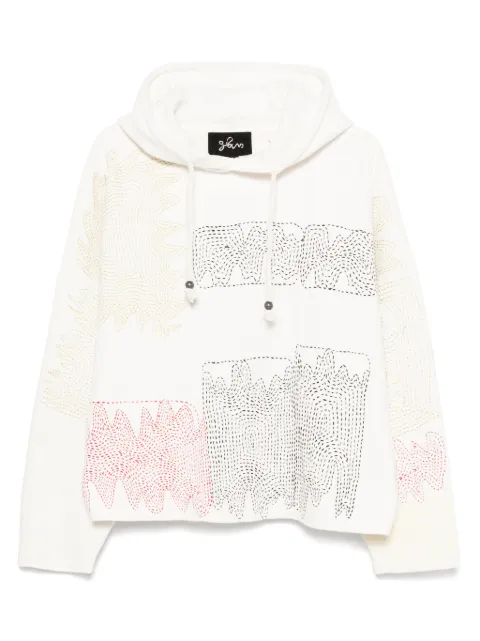 Glass Cypress embroidered hoodie