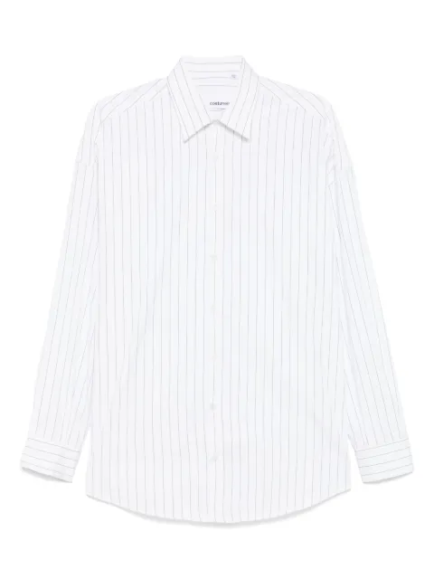 Costumein camisa con estampado de rayas verticales