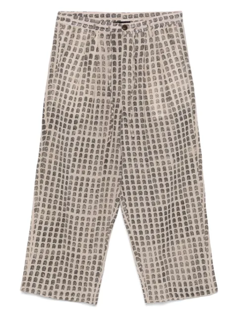 Glass Cypress patterned trousers