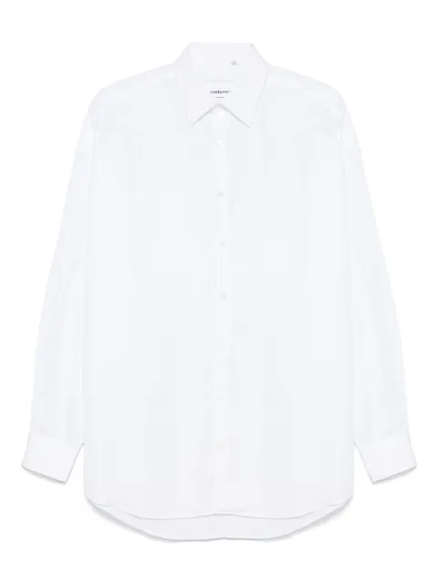 Costumein curved-hem shirt