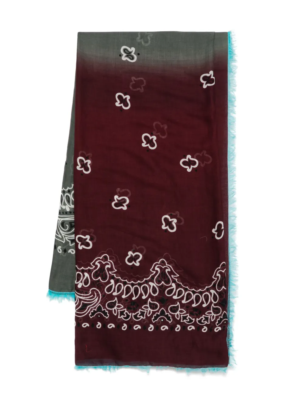 bandana-print scarf