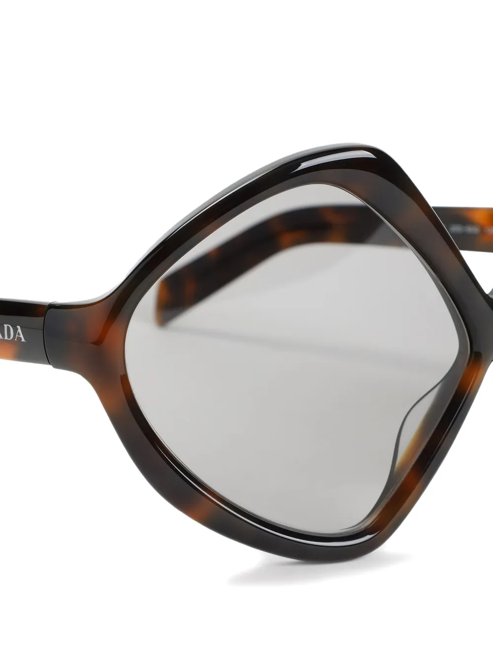 Prada Eyewear Runway zonnebril met getinte glazen Bruin