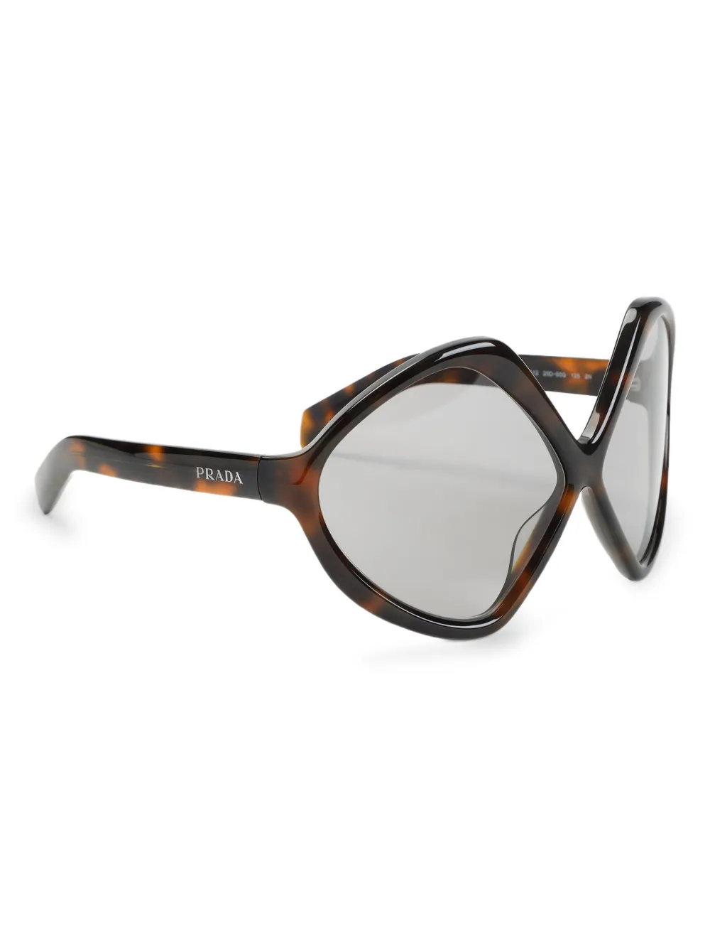 Prada Eyewear Runway zonnebril met getinte glazen - Bruin