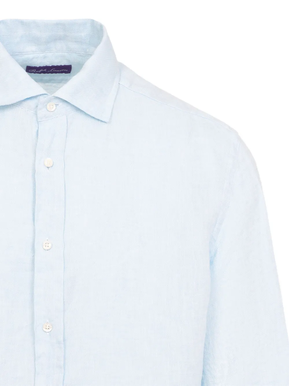 Ralph Lauren Purple Label Chambray overhemd Blauw