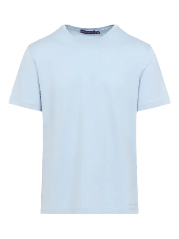 Ralph Lauren Purple Label Cotton T-shirt | Blue | FARFETCH