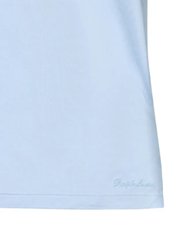 Tシャツ・カットソー RALPH LAUREN PURPLE LABEL COTTON T-SHIRT RALPH LAUREN PURPLE LABEL Logo-Embroidered Cotton-Lisle T