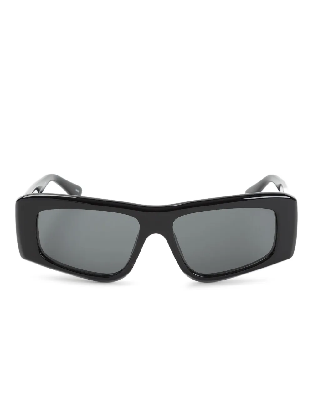 Chloé Eyewear Zonnebril met rechthoekig montuur Zwart