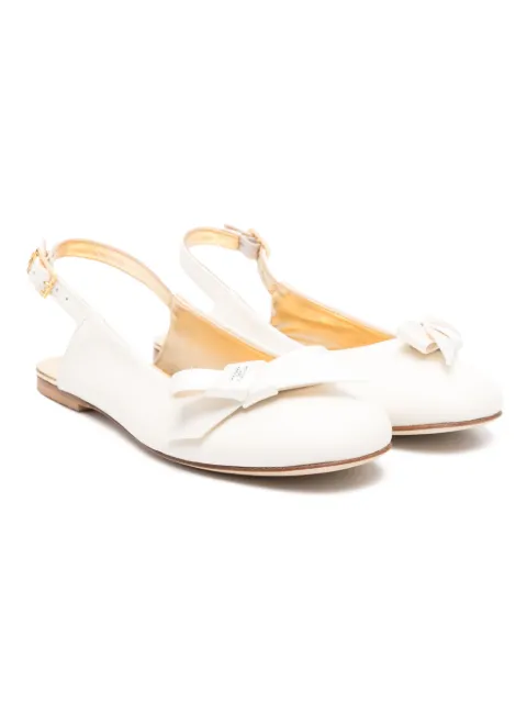 Elisabetta Franchi La Mia Bambina flats con tira trasera