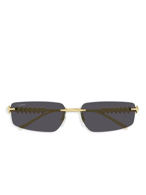 Cartier Eyewear lentes de sol con armazón geométrica