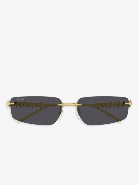 Cartier Eyewear lentes de sol con armazón geométrica