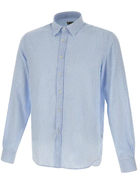Woolrich striped long-sleeve shirt