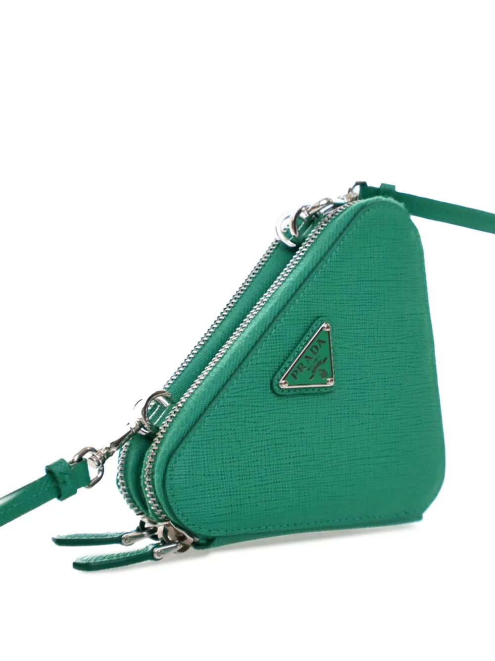 Prada Pre-Owned 2013-2024 Mini Saffiano Lux Double Triangle satchel | Bags | Image 2