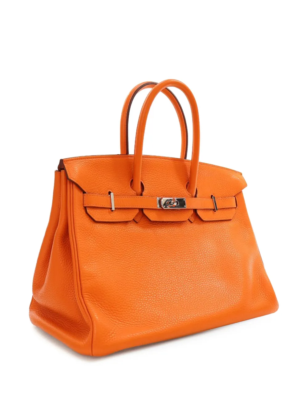 Hermès Pre-Owned 2008 토고 버킨 리토른 35 핸드백 | 오렌지 | FARFETCH KR