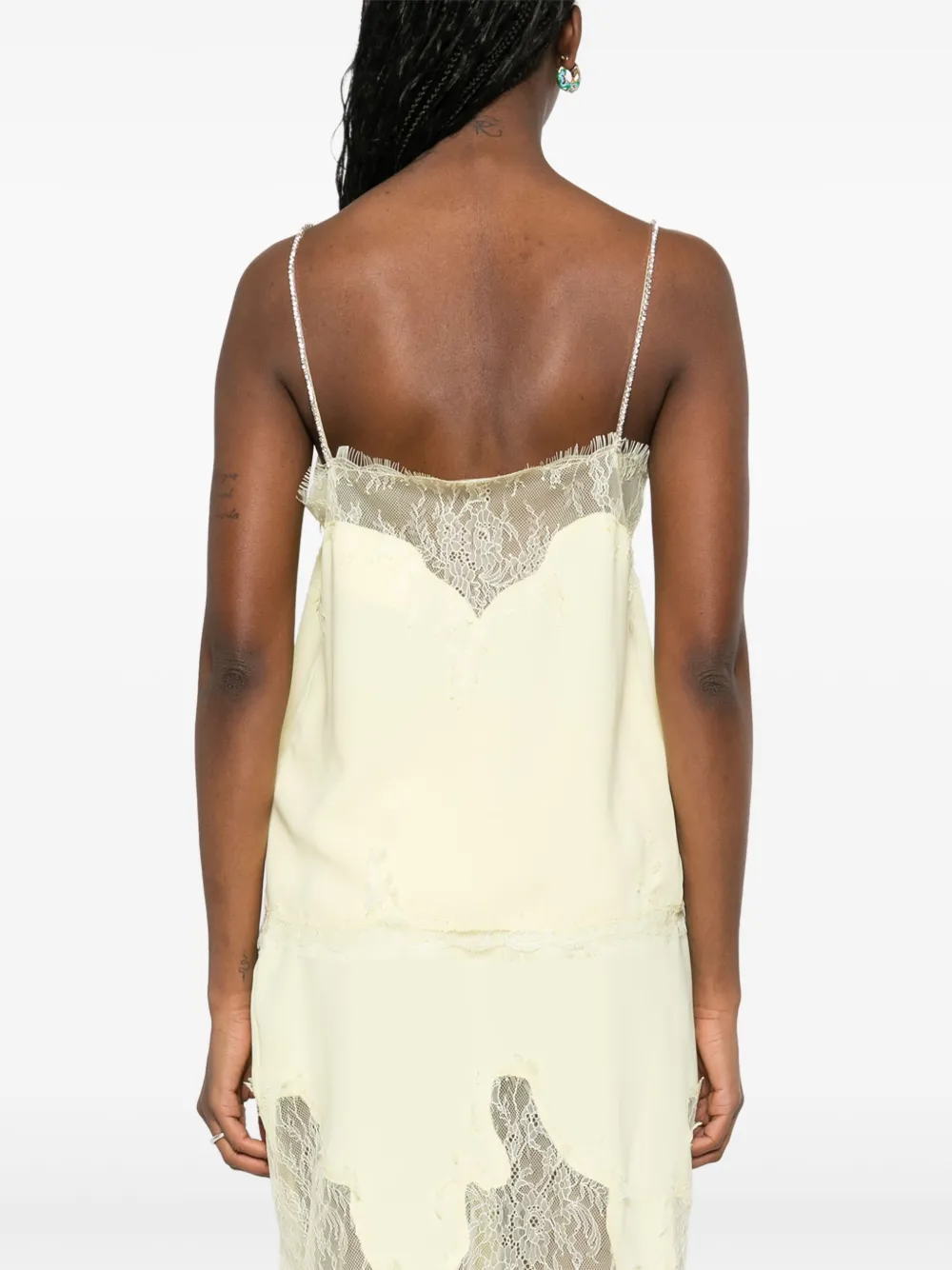 COSTARELLOS CREPE CADY TANK TOP