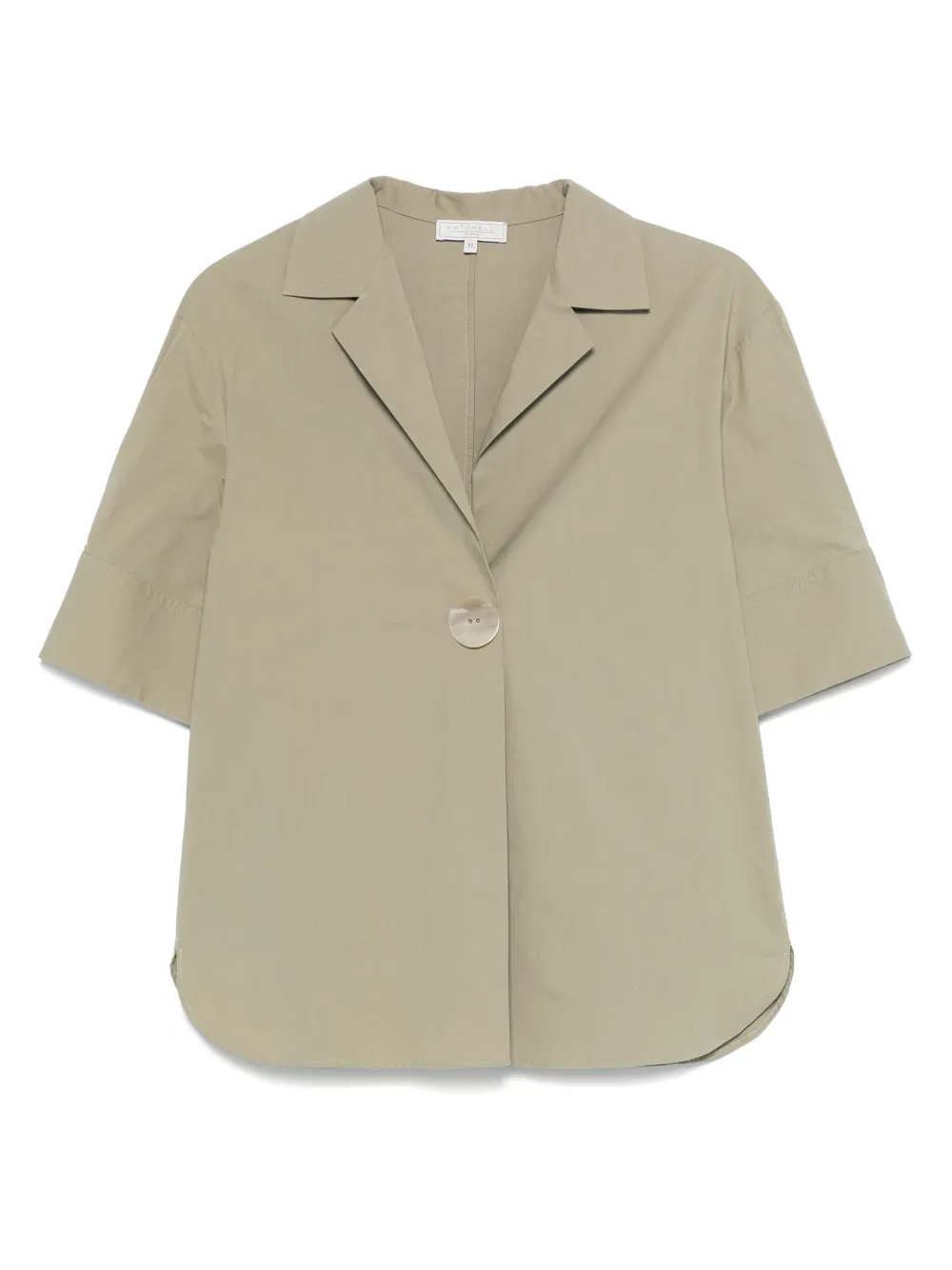 Antonelli Shirt met geplooid detail Groen