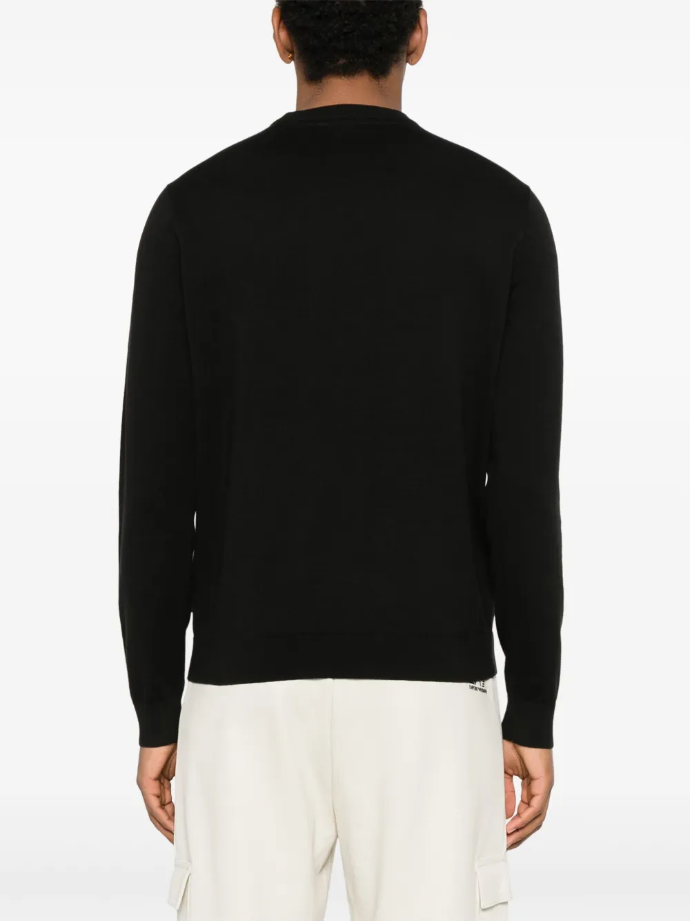 Ea7 Emporio Armani Katoenen trui Zwart