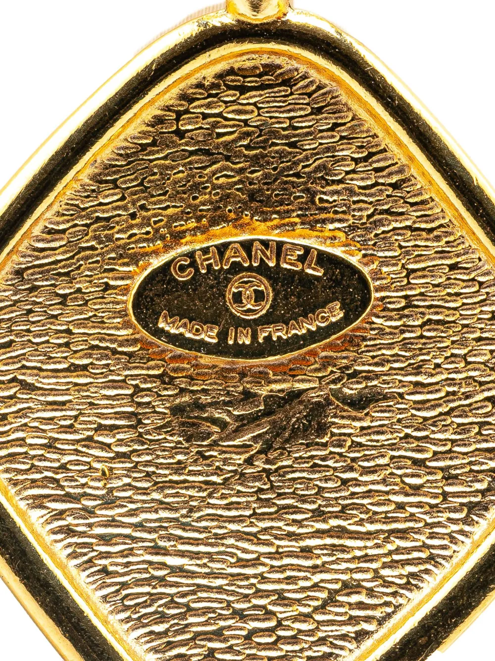 CHANEL Pre-Owned 1970-1980 Gold Plated 31 Rue Cambon Pendant Necklace costume necklace | Image 2
