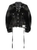 Maison MIHARA YASUHIRO layered denim jacket - Black