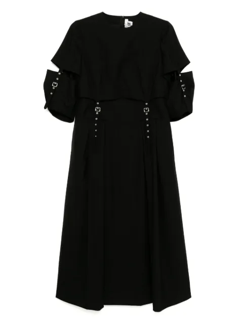 Noir Kei Ninomiya slashed-sleeves dress