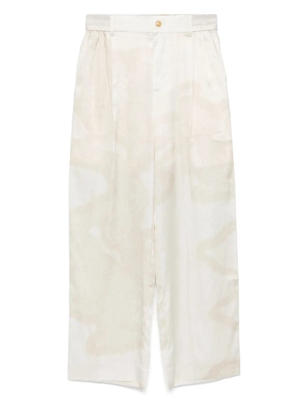 Feng Chen Wang printed trousers | Neutrals | Image 1