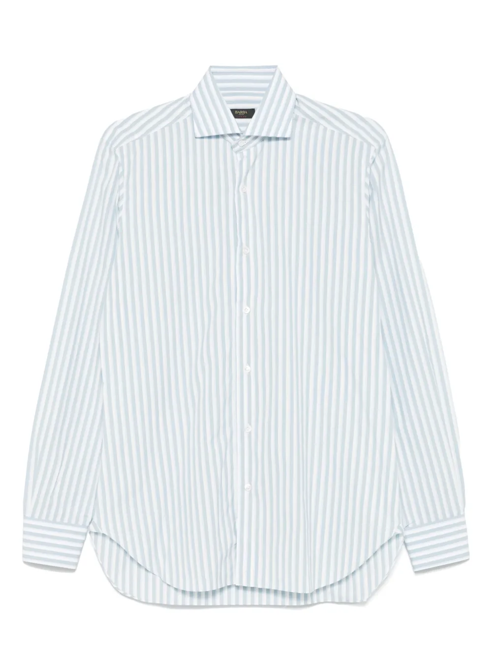 Barba camisa con rayas estampadas | blanco | Image 1