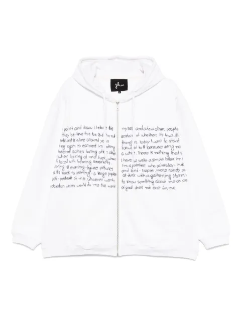 Glass Cypress embroidered hoodie