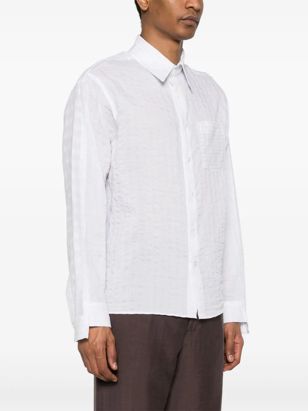 Costumein Richard overhemd Wit