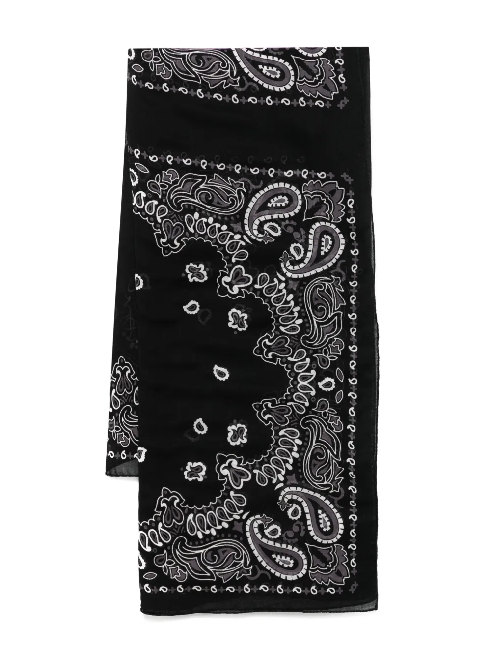 bandana-print scarf