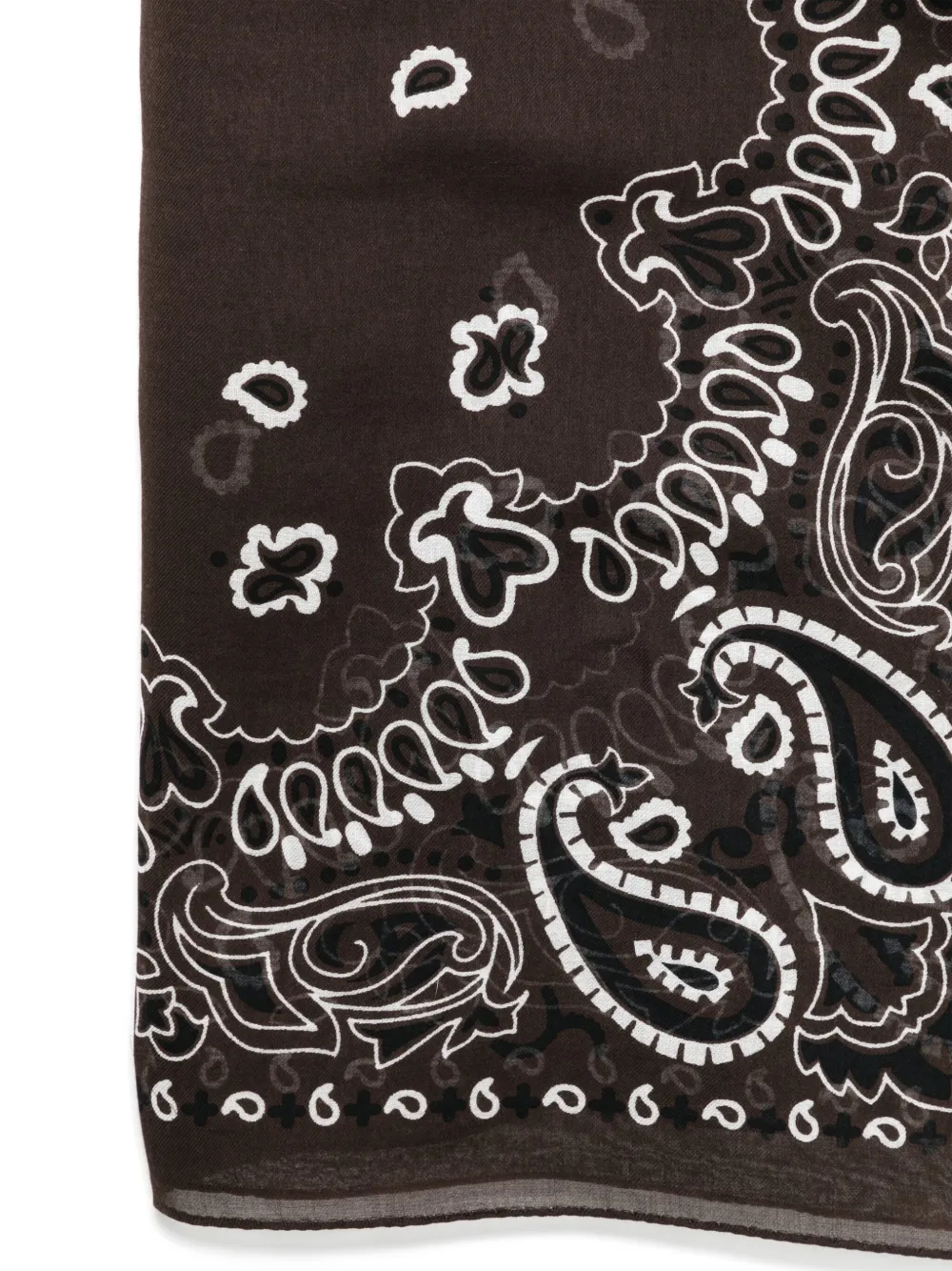 Destin Sjaal met bandana-print Bruin