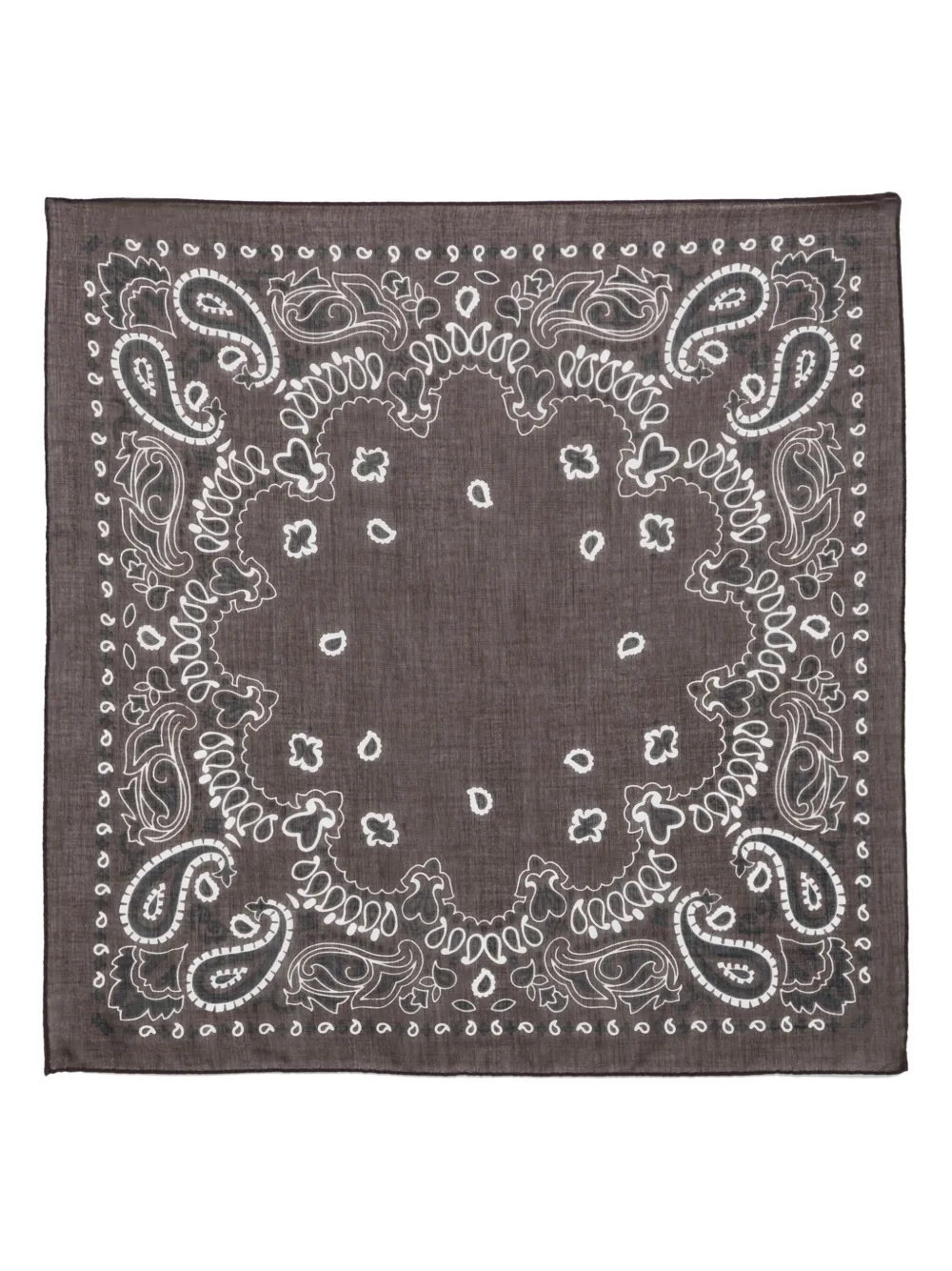 paisley-print bandana