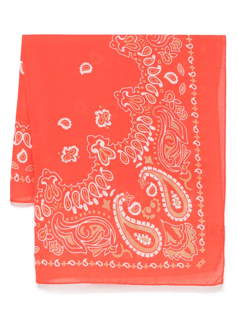 bandana-print scarf