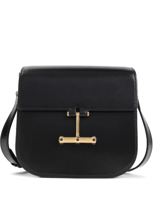 TOM FORD レザー ショルダーバッグ | ブラック | FARFETCH JP