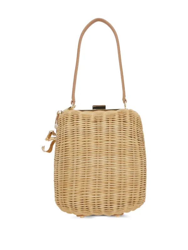 ショルダーバッグ・ポシェット SELF PORTRAIT 'Rattan charm shoulder bag' shoulder bag Raffia Charm Shoulder Bag – self-portrait-US