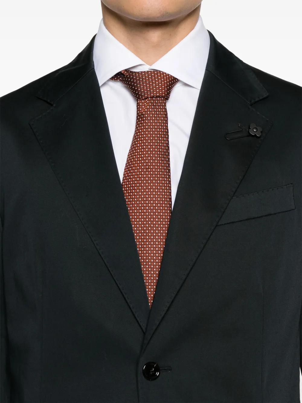 Lardini Pak met enkele rij knopen Blauw