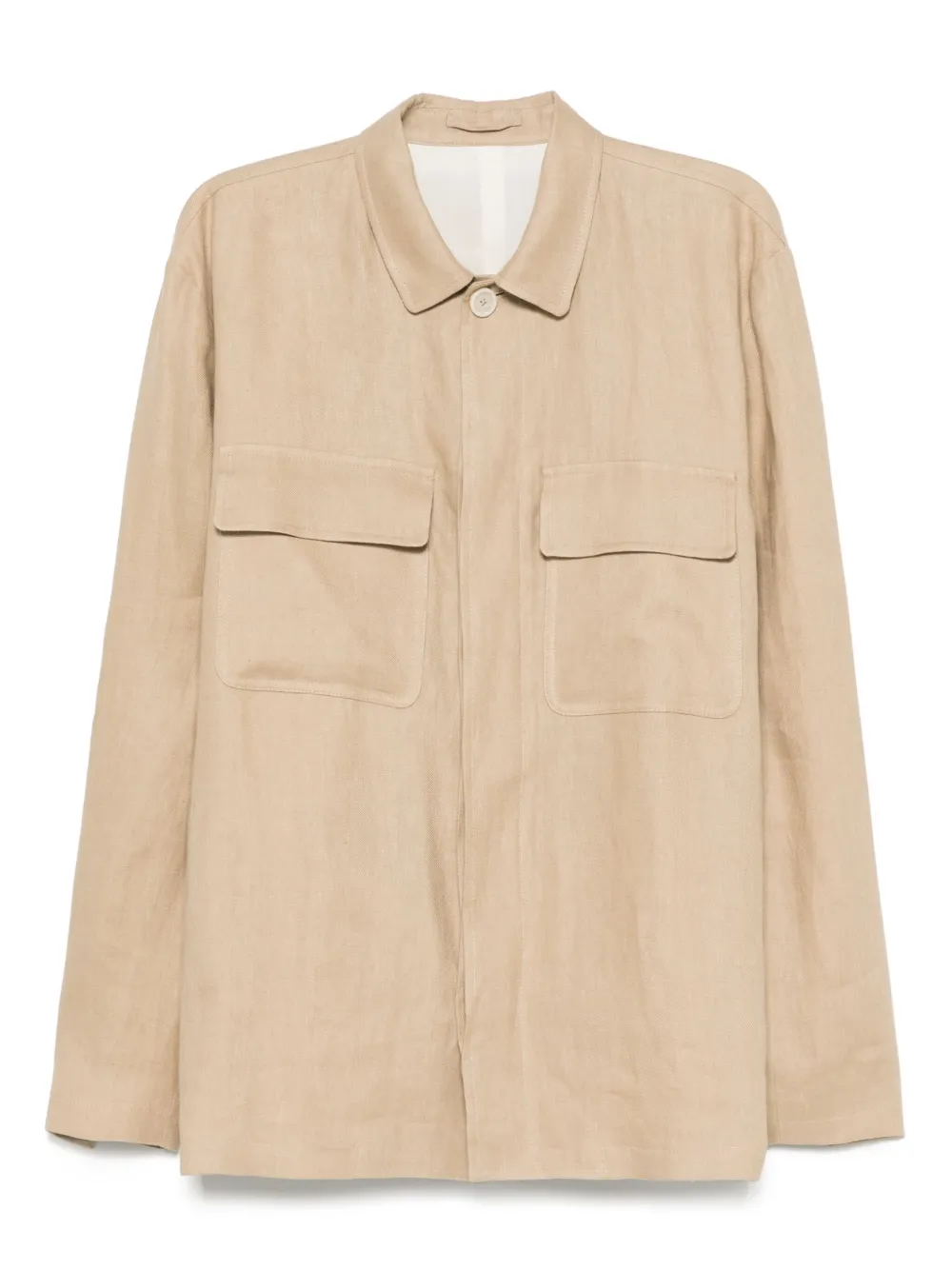 Lardini linen jacket | Neutrals | Image 1