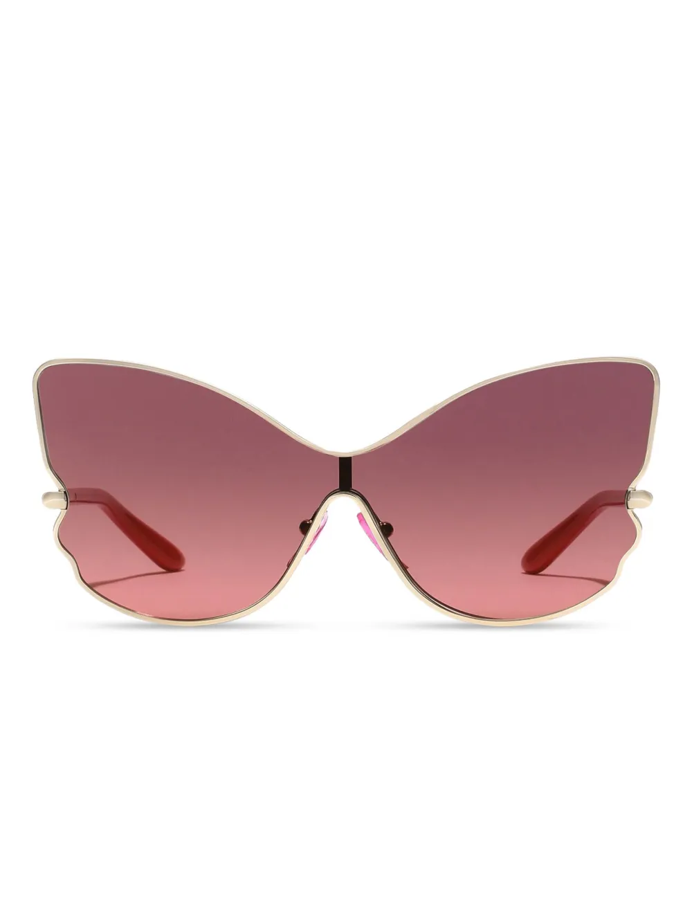 Dolce & Gabbana Kids' Butterfly-shaped Sunglasses In Pink