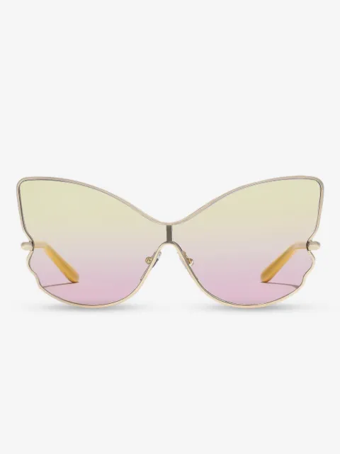 Dolce & Gabbana Eyewear butterfly-shaped tinted sunglasses