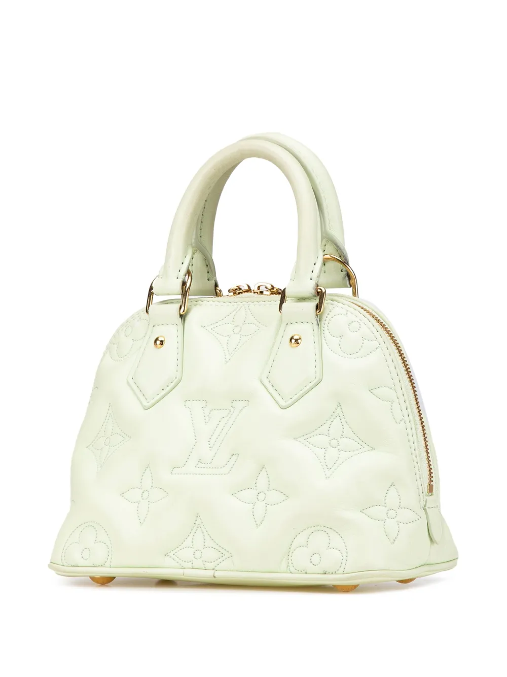Louis Vuitton Pre-Owned 2021-2024 Monogram Calfskin Bubblegram Alma BB satchel | Pre-Owned | Image 2