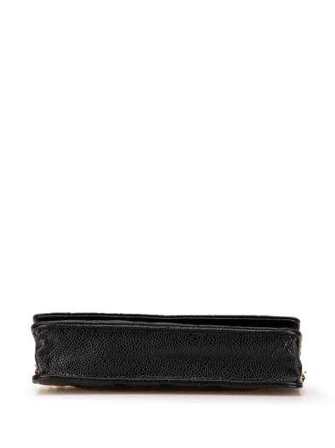 CHANEL Pre-Owned 2013-2014 CC Quilted Caviar Wallet on Chain crossbody bag NRTVLGJI7HLWP1SY - 2