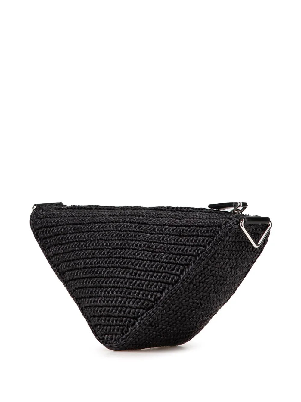 Prada Pre-Owned 2013-2024 Raffia Effect Crochet Triangle crossbody bag | Pre-Owned | Image 2