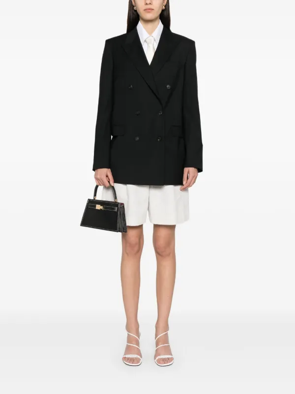 ショートパンツ LARDINI Fabric shorts with lurex effect Bianco Fabric shorts with lurex effect LARDINI - Nugnes1920