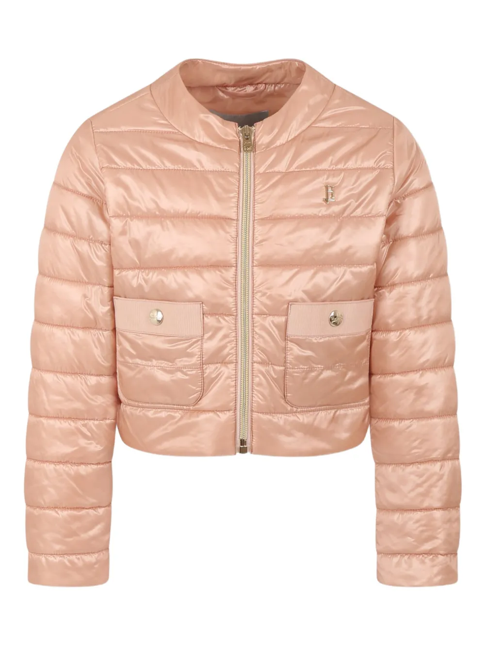 Herno Kids chamarra bomber con cierre | rosado | Image 1