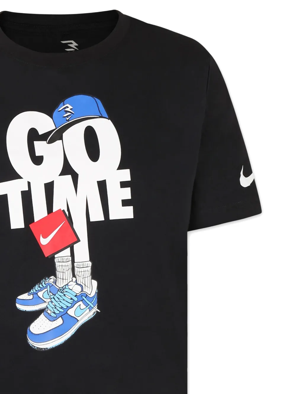 Nike Kids Go Time T-shirt Zwart