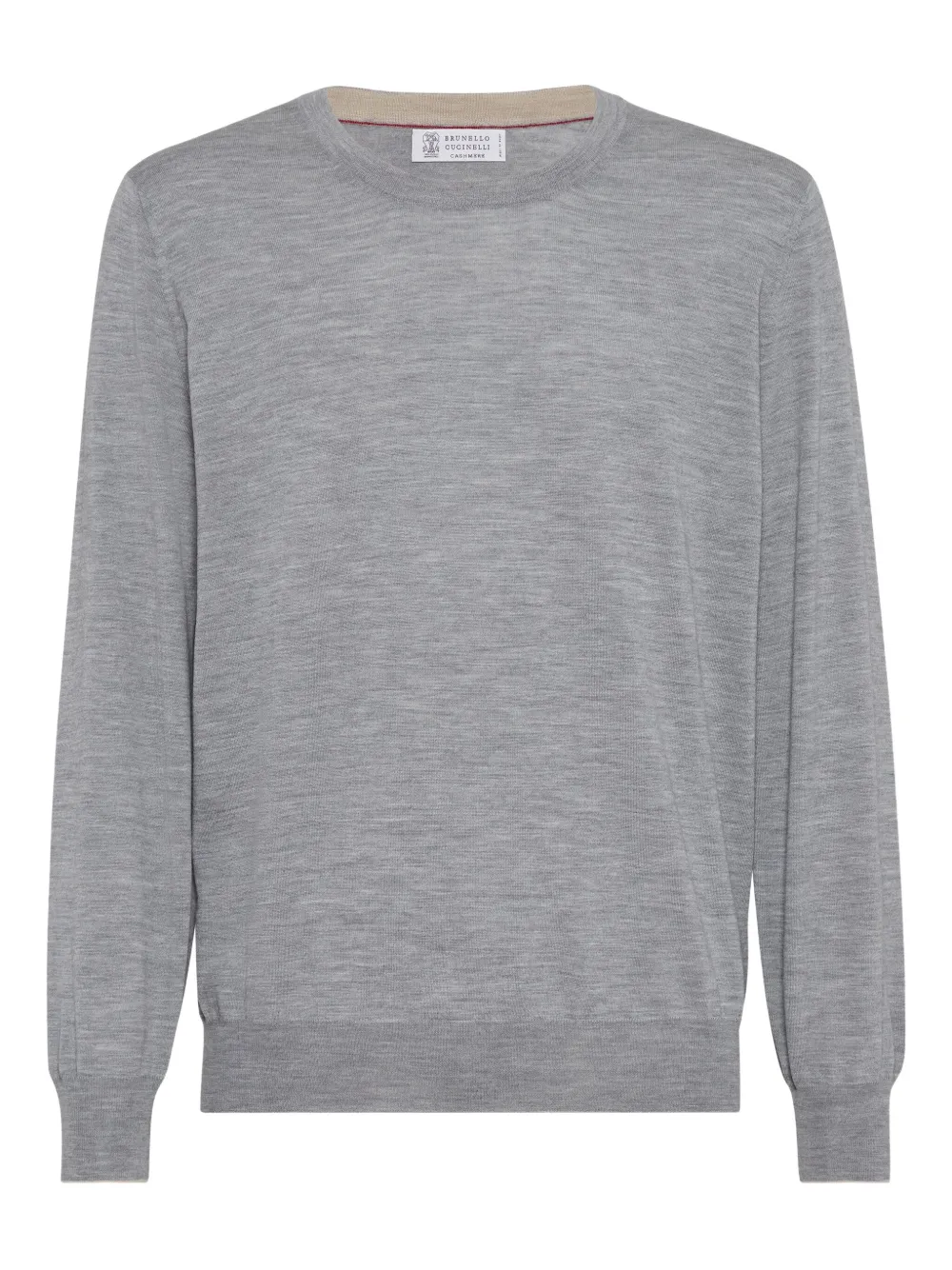 Brunello Cucinelli Trui met patch Grijs