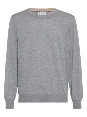 Brunello Cucinelli zip-fastening Cashmere Sweater | Grey | FARFETCH CA