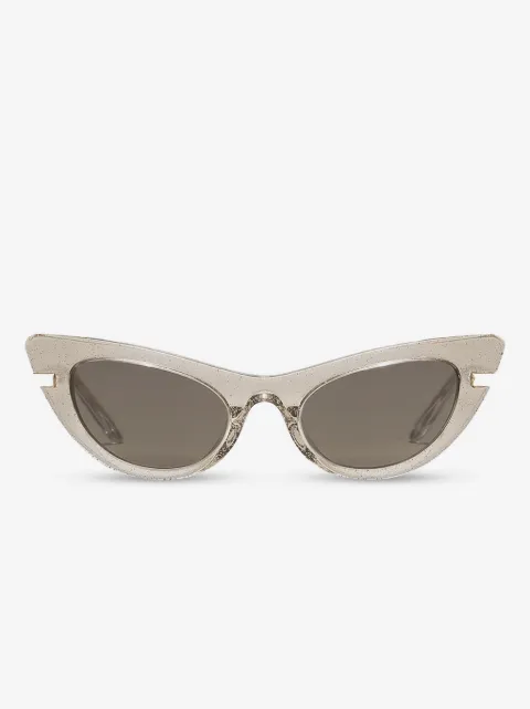Dolce & Gabbana Eyewear glitter-detail cat-eye sunglasses