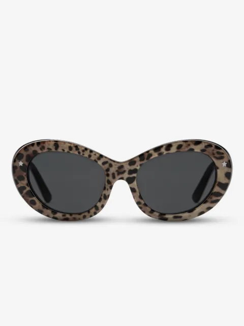 Dolce & Gabbana Eyewear leopard-print cat-eye sunglasses