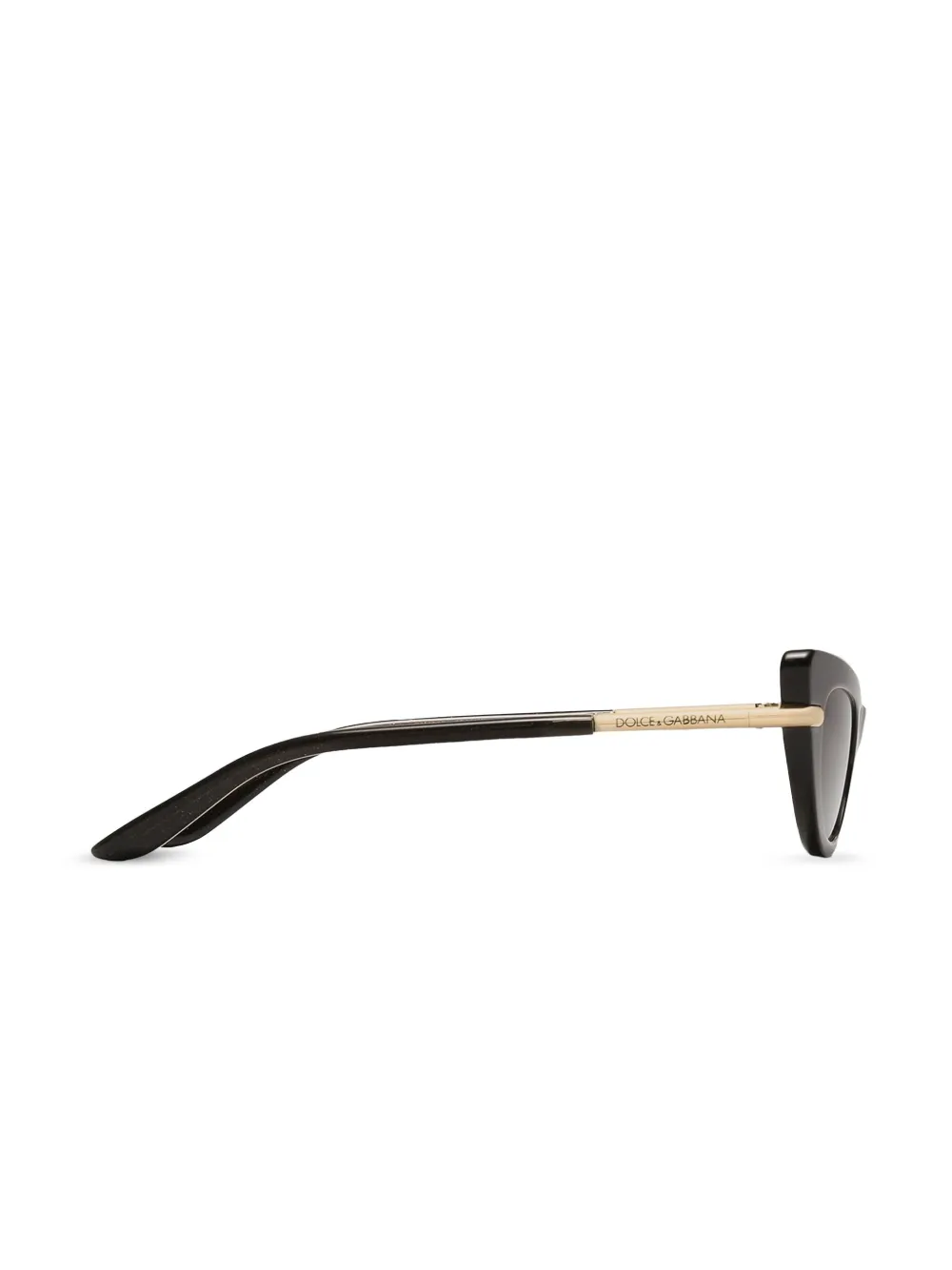 Dolce & Gabbana Eyewear Zonnebril met cat-eye montuur Zwart